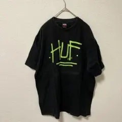 ステューシー×ハフ　stussy×HUF Tシャツ　黒　Mサイズ