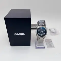 CASIO mtp-b145 ターコイズブルー文字盤 - メルカリ