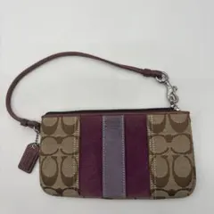 COACH コーチ シグネチャー リストレット ポーチ