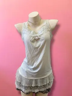 y2kコケット森ふりふりフェアリーグランジ平成ギャルレースランジェリー３段フリル