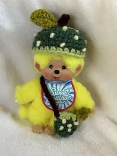 ドール・ぬい用約16cmニット帽・ポシェットセット　すだち