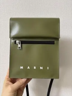 MARNI マルニ　オリーブグリーン ショルダーバッグのサムネイル