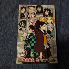 鬼滅の刃 22巻同梱版 缶バッジセット
