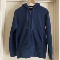 UNIQLO フリース　パーカー　ネイビー　メンズ S