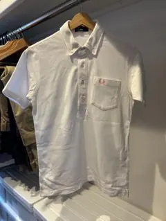 FRED PERRY ホワイト ポロシャツ S