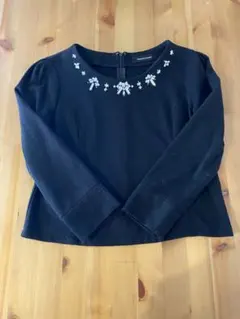 QUEENSCOURT 黒カットソー　Mサイズ