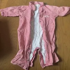 BABY PINK HOUSE 赤チェック　カバーオールのサムネイル