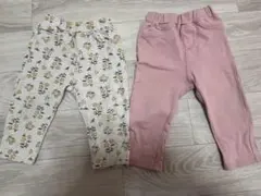 アカチャンホンポ ベビー パンツ 2点セット　サイズ80 シンプルフリー