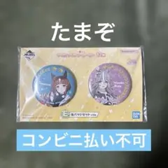 一番くじ ウマ娘 Ｅ賞 缶バッジ トランセンド＆ワンダーアキュート