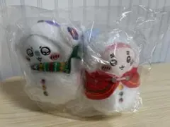 ちいかわ　エニマイくじ　モモンガ古本屋　カニちゃん　雪だるま 2体セット