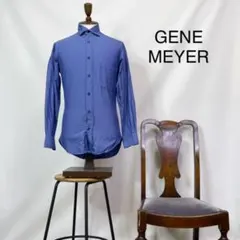 3283【コットン極上美品Sサイズ】ジーンメイヤーGENEMEYERシャツNY