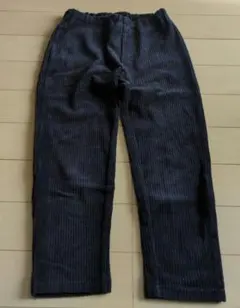 無印良品　コーディロイ　キッズレギンス　ネイビー　110