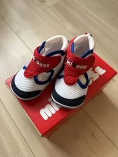 【新品未使用】MIKI HOUSE ダブルラッセル ファーストベビーシューズ