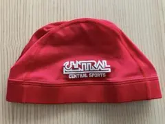 CENTRAL SPORTS 水泳帽 赤