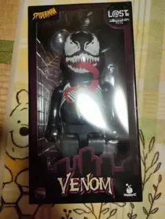マーベルHappyくじ スパイダーマン ベアブリック ラストワン賞ヴェノム
