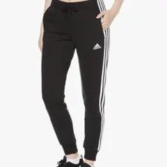 アディダス　エッセンシャルズ フレンチテリーテーパードカフスリーストライプ