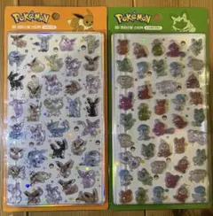 【正規品】韓国限定 ポケモン 3Dシール　2枚セット　ボンボンドロップシール