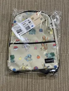 ポケットモンスタープラチナムザッカリュック　カントー地方　ホワイト