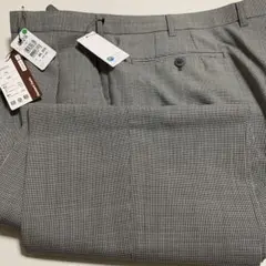 【最終値下げ】-新品REGALスラックス千鳥格子グレーメンズ105のサムネイル