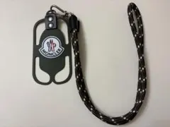 【月末週限定割引】MONCLER スマホショルダーストラップ オリーブグリーン