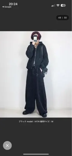 Looseフェイデッド ワイドバギーカーブデニムのサムネイル