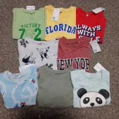 未使用　キッズTシャツセット 8枚　95サイズ他