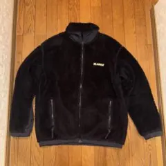 XLARGE ブラック フリースジャケット L