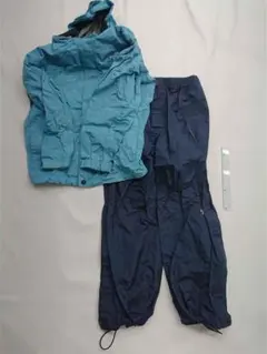 &ザ・ノース・フェイス NPJ11501 レインスーツ上下セット ブルー キッズ