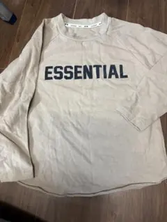 韓国子供服 長袖カットソー ベージュ