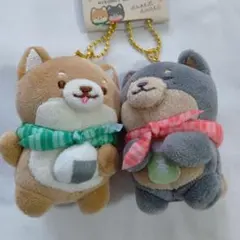★ニコぬい キーホルダー★ 柴犬　 2種セット