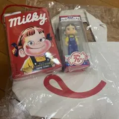 希少 懸賞当選品 不二家ミルキーペコちゃん Milky おすわりペコちゃん