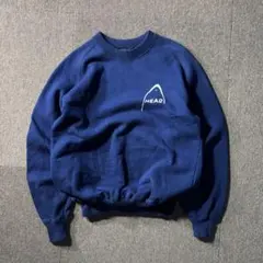 80s 90s OLD HEAD ラグランスウェット トレーナー SKI スキーのサムネイル