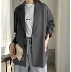 classicalelfテーラードジャケット S チャコール