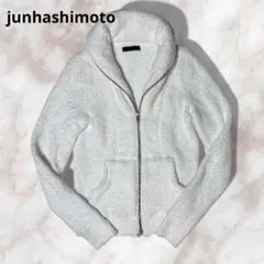 junhashimoto ダブルジップニットセーター
