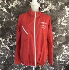 赤いナイロンジャケット ブリジストン