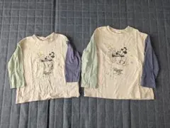 【最終価格】ブリーズ　ミッキーマウス 長袖ロンＴ 110 90