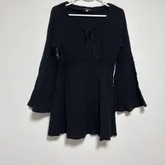 Love Clare 黒 フレア袖 チュニック M