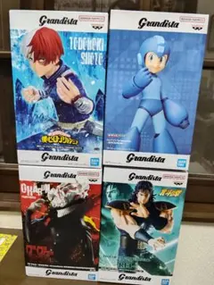 Grandista フィギュア 4体セット 轟焦凍 ロックマン ダンダダン レイ