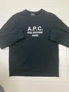 【1度着用のみ美品】 APC 近年モデル スウェットシャツ トレーナー  ロゴ 1度着用のみ美品】 APC 近年モデル スウェットトレーナー ロゴ - メルカリ