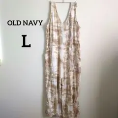 OLD NAVY タイダイ柄 サロペット【L】オールドネイビー オールインワン
