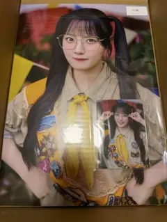 CUTIE STREET 川本笑瑠 ポスター 生写真 オン特 ガールスカウト衣装