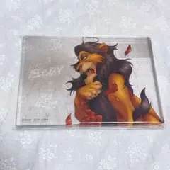 ディズニー＊スカー C賞 アクリルブロック セガラッキーくじ