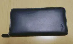 ポロラルフローレン ラウンドジップ 長財布 グリーン