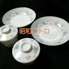 ノリタケ早春シリーズ　深皿と茶碗蒸器