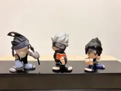 ナルトパラダイス フィギュア 3種 桃地再不斬 はたけかかし うちはサスケ