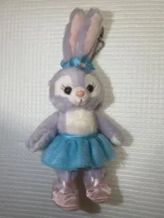 ステラルー　ぬいぐるみ　キーホルダー　ディズニー　うさぎ　ぬいぐるみバッジ