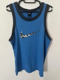 NIKE ナイキ タンクトップ ブルー L 古着 y2k 00s ヴィンテージのサムネイル