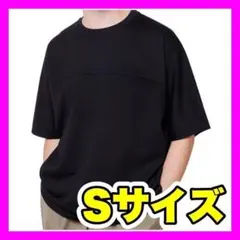 2-80 エイム オム Tシャツ メンズ 半袖 ゆったりSサイズbig　ブラック