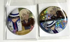 秋の華和装　安室透　怪盗キッド　缶バッジ