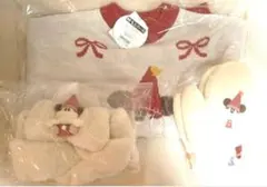 ディズニークリスマス2025リルリンリン　セーター　ミトン　マフラー　3点セット